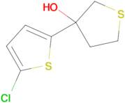 3-(5-Chloro-2-thienyl)thiolan-3-ol