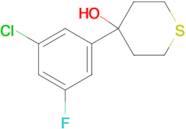 4-(3-Chloro-5-fluorophenyl)thian-4-ol