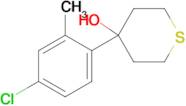 4-(4-Chloro-2-methylphenyl)thian-4-ol