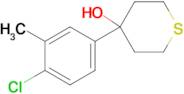 4-(4-Chloro-3-methylphenyl)thian-4-ol