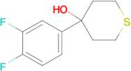 4-(3,4-Difluorophenyl)thian-4-ol