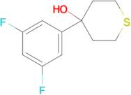 4-(3,5-Difluorophenyl)thian-4-ol