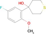 4-(3-Fluoro-6-methoxyphenyl)thian-4-ol