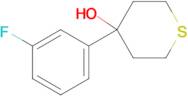 4-(3-Fluorophenyl)thian-4-ol