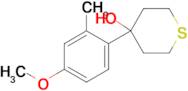 4-(4-Methoxy-2-methylphenyl)thian-4-ol