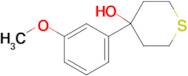 4-(3-Methoxyphenyl)thian-4-ol