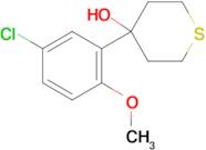 4-(3-Chloro-6-methoxyphenyl)thian-4-ol