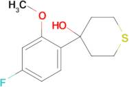 4-(4-Fluoro-2-methoxyphenyl)thian-4-ol