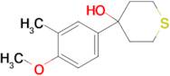 4-(4-Methoxy-3-methylphenyl)thian-4-ol