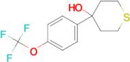 4-(4-(Trifluoromethoxy)phenyl)thian-4-ol