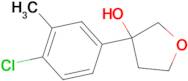 3-(4-Chloro-3-methylphenyl)oxolan-3-ol