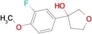 3-(3-Fluoro-4-methoxyphenyl)oxolan-3-ol