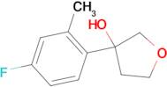 3-(4-Fluoro-2-methylphenyl)oxolan-3-ol