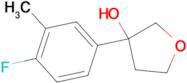 3-(4-Fluoro-3-methylphenyl)oxolan-3-ol