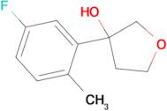 3-(3-Fluoro-6-methylphenyl)oxolan-3-ol