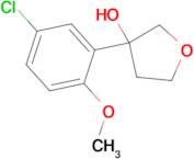 3-(3-Chloro-6-methoxyphenyl)oxolan-3-ol