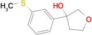 3-(3-(Methylthio)phenyl)oxolan-3-ol