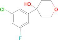 4-(3-Chloro-5-fluorophenyl)oxan-4-ol