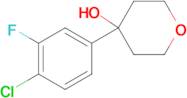 4-(4-Chloro-3-fluorophenyl)oxan-4-ol