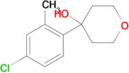 4-(4-Chloro-2-methylphenyl)oxan-4-ol