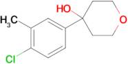 4-(4-Chloro-3-methylphenyl)oxan-4-ol