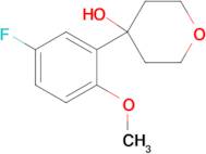 4-(3-Fluoro-6-methoxyphenyl)oxan-4-ol