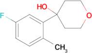 4-(3-Fluoro-6-methylphenyl)oxan-4-ol