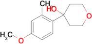 4-(4-Methoxy-2-methylphenyl)oxan-4-ol