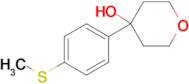 4-(4-(Methylthio)phenyl)oxan-4-ol