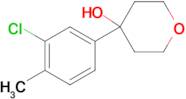 4-(3-Chloro-4-methylphenyl)oxan-4-ol