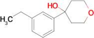 4-(3-Ethylphenyl)oxan-4-ol