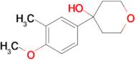 4-(4-Methoxy-3-methylphenyl)oxan-4-ol