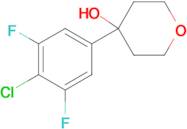 4-(4-Chloro-3,5-difluorophenyl)oxan-4-ol