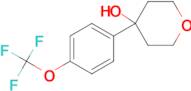 4-(4-(Trifluoromethoxy)phenyl)oxan-4-ol