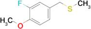 3-Fluoro-4-methoxybenzyl methyl sulfide