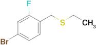 4-Bromo-2-fluorobenzyl ethyl sulfide