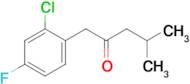 1-(2-Chloro-4-fluorophenyl)-4-methylpentan-2-one