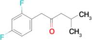 1-(2,4-Difluorophenyl)-4-methylpentan-2-one