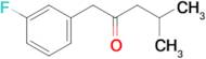 1-(3-Fluorophenyl)-4-methylpentan-2-one