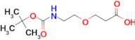 3-(2-((tert-Butoxycarbonyl)amino)ethoxy)propanoic acid