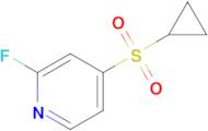 4-(Cyclopropylsulfonyl)-2-fluoropyridine