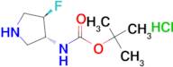 tert-Butyl ((3R,4R)-4-fluoropyrrolidin-3-yl)carbamate hydrochloride