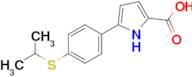 5-(4-(Isopropylthio)phenyl)-1H-pyrrole-2-carboxylic acid