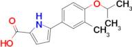 5-(4-Isopropoxy-3-methylphenyl)-1H-pyrrole-2-carboxylic acid