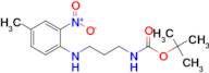 tert-Butyl (3-((4-methyl-2-nitrophenyl)amino)propyl)carbamate