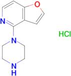 4-(Piperazin-1-yl)furo[3,2-c]pyridine hydrochloride