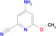 4-Amino-6-methoxypicolinonitrile