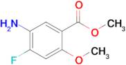 Methyl 5-amino-4-fluoro-2-methoxybenzoate