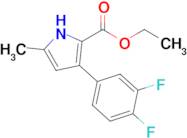 Ethyl 3-(3,4-difluorophenyl)-5-methyl-1H-pyrrole-2-carboxylate