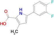 5-(3,4-Difluorophenyl)-3-methyl-1H-pyrrole-2-carboxylic acid